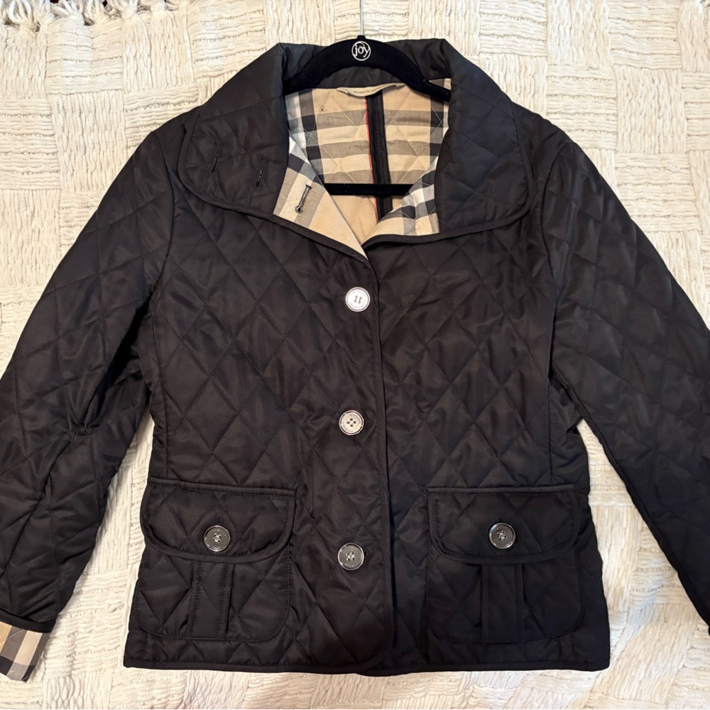 Burberry Black Quilted Puffer Jacket